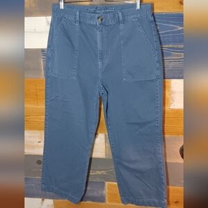 American Eagle Wide Leg Crop Jeans 16T